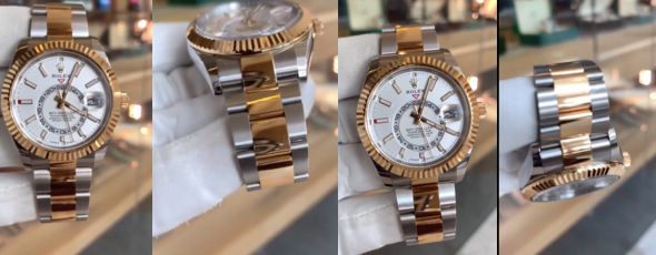 Haute Horologe - Rolex Sky-Dweller Steel & Yellow Gold Silver 42mm Ref#336933 Review