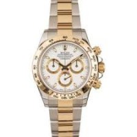 ROLEX DAYTONA STEEL & YELLOW GOLD WHITE DIAL 40mm 116503