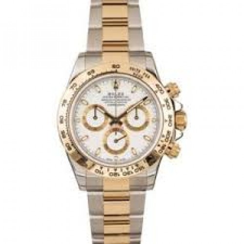 ROLEX DAYTONA STEEL & YELLOW GOLD WHITE DIAL 40mm 116503