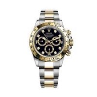 ROLEX DAYTONA STEEL & YELLOW GOLD BLACK DIAL 40mm 116503