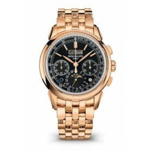 PATEK PHILIPPE GRAND COMPLICATIONS PERPETUAL CALENDAR FULL ROSE GOLD CHRONOGRAPH (2022) 5270/1R-001