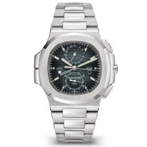 PATEK PHILIPPE NAUTILUS TRAVEL TIME CHRONOGRAPH BLUE DIAL 5990/1A-011 