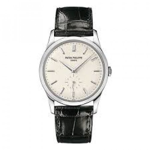 PATEK PHILIPPE CALATRAVA WHITE GOLD SILVER DIAL 5196G-001 37mm