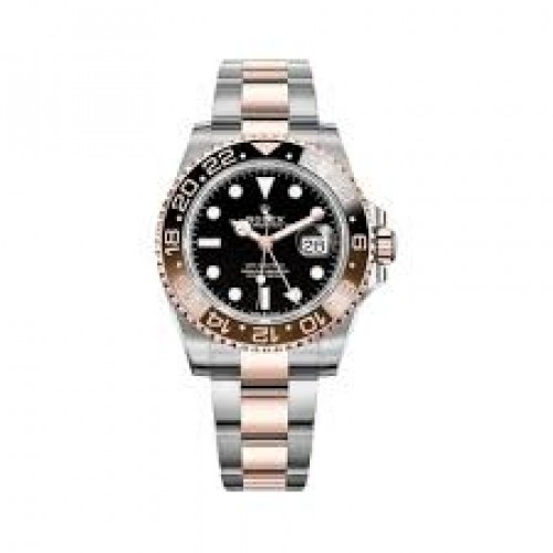 ROLEX GMT MASTER II "ROOTBEER" OYSTERSTEEL & ROSE GOLD 40mm 126711CHNR