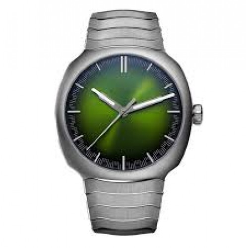 H. MOSER & CIE STREAMLINER CENTRE SECONDS MATRIX GREEN STAINLESS GREEN 40MM - 6201-1200