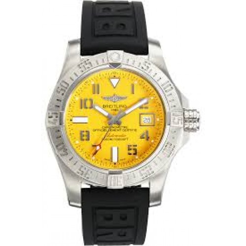 BREITLING AVENGERS II SAEWOLF STAINLESS STEEL YELLOW A17331 (45MM)