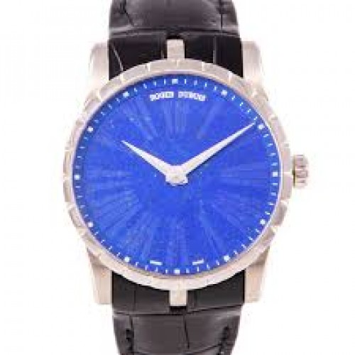 ROGER DUBUIS EXCALIBUR  LAPIS LAZULI WHITE GOLD 42 mm DBEX0349